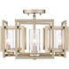 Marco 4 Light 16 inch White Gold Flush Mount Ceiling Light
